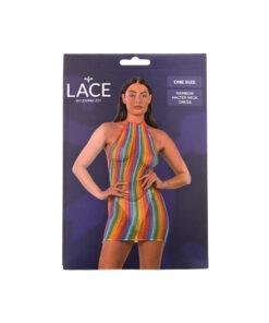 Lace by LJ Rainbow Halter Neck Dress Lace by LJ Rainbow Halter Neck Dress - Image 6