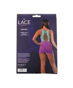 Lace by LJ Ombre Faux Lace Up Mini Dress Lace by LJ Ombre Faux Lace Up Mini Dress - Image 8