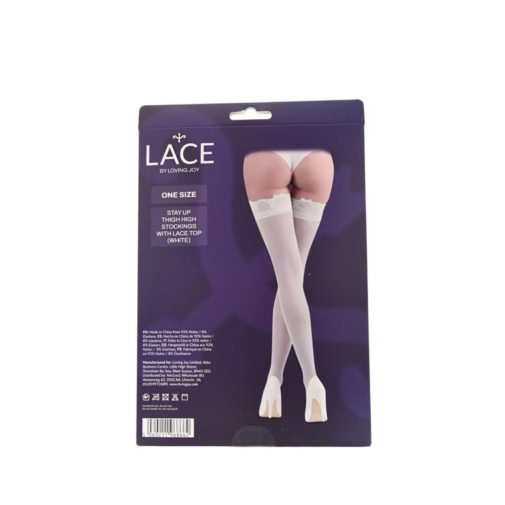 Lace by LJ Stay Up Thigh High Stockings with Lace Top Lace by LJ Stay Up Thigh High Stockings with Lace Top - Image 16