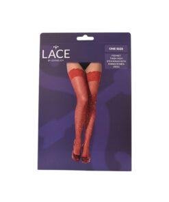 Lace by LJ Fishnet Thigh High Stockings with Rhinestones ns8120 lace by lj fishnet thigh high stockings with rhinestones red pkg