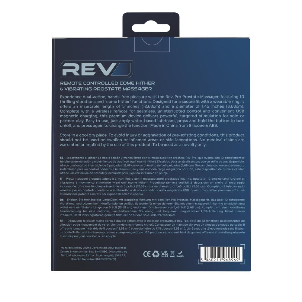 Rev Remote Controlled Come Hither & Vibrating Prostate Massager Rev Remote Controlled Come Hither & Vibrating Prostate Massager - Image 11