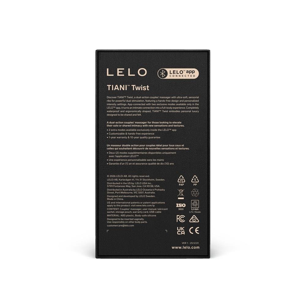 LELO Tiani Twist Couples Massager Lavender LELO Tiani Twist Couples Massager Lavender - Image 5