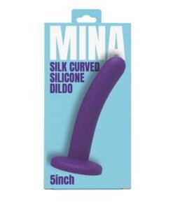Mina Silk Curved Silicone Dildo 5 Inch - Image 4