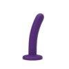n12701 mina silk curved silicone dildo 5inch 1