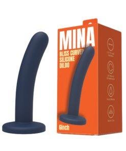 Mina Bliss Curved Silicone Dildo 6 Inch - Image 3