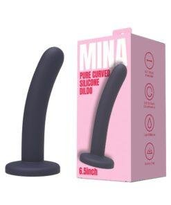 Mina Pure Curved Silicone Dildo 6.5 Inch - Image 3