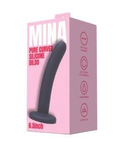 Mina Pure Curved Silicone Dildo 6.5 Inch - Image 5