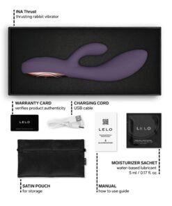LELO Ina Thrust Thrusting Rabbit Vibrator Purple Twilight LELO Ina Thrust Thrusting Rabbit Vibrator Purple Twilight - Image 4
