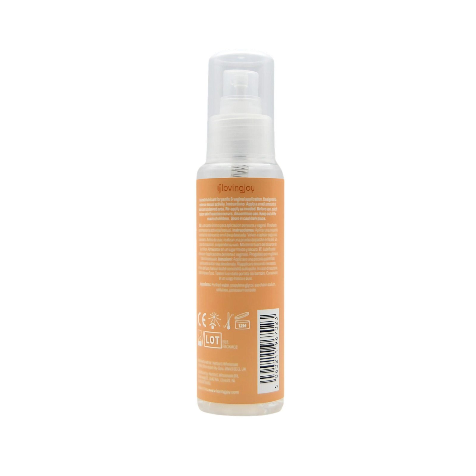 Loving Joy Peach Flavoured Lubricant 100ml Loving Joy Peach Flavoured Lubricant 100ml - Image 4
