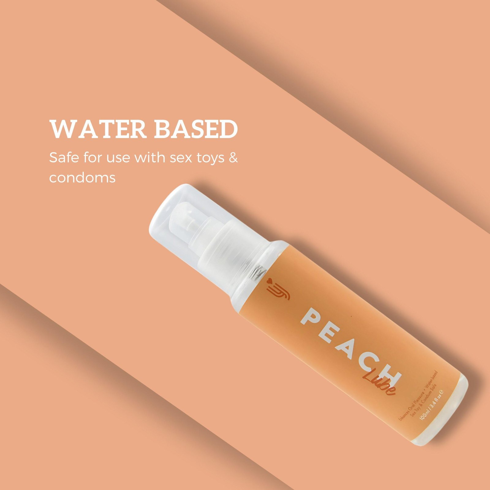 Loving Joy Peach Flavoured Lubricant 100ml Loving Joy Peach Flavoured Lubricant 100ml - Image 7