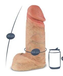 Silexd Premium Real Skin Dildo Model 1 (11inch) - Image 3