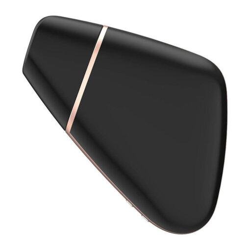 Satisfyer App Enabled Love Triangle Clit Massager - Black - Image 2
