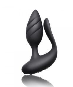 Rocks Off Cocktail Remote Control Couples Vibe - Black