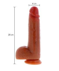 ToyJoy Get Real Silicone Foreskin Dildo 8 Inch 11204x4
