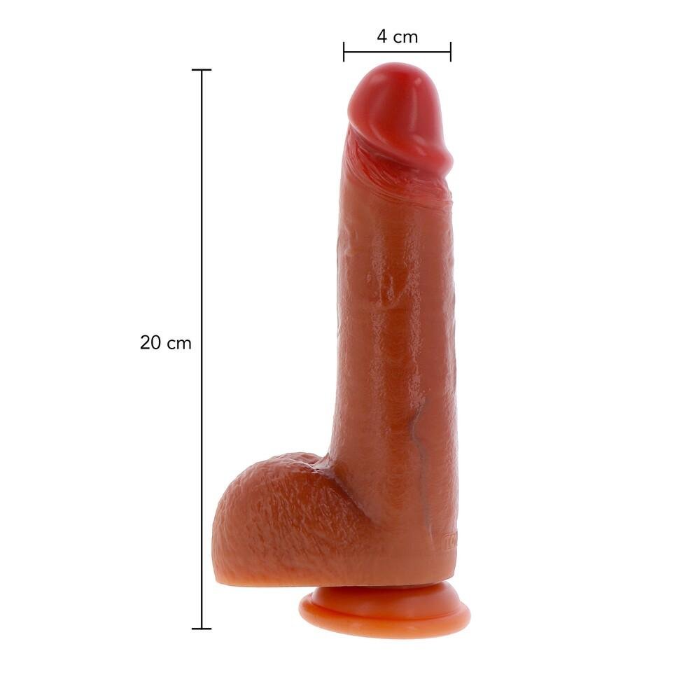 ToyJoy Get Real Silicone Foreskin Dildo 8 Inch ToyJoy Get Real Silicone Foreskin Dildo 8 Inch - Image 4