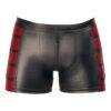 NEK Matte Look Pants In Black & Red