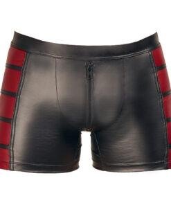 NEK Matte Look Pants In Black & Red