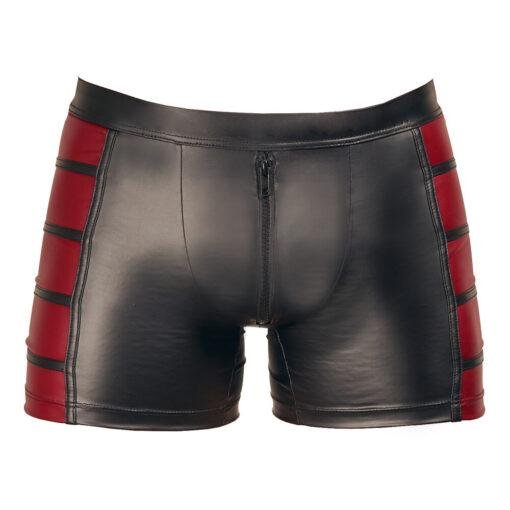 NEK Matte Look Pants In Black & Red