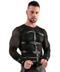 Svenjoyment Long Sleeved Top With Harness & Restraints