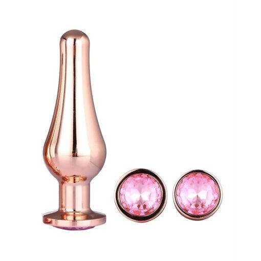 Gleaming Butt Plug Set - Rose Gold - Image 2