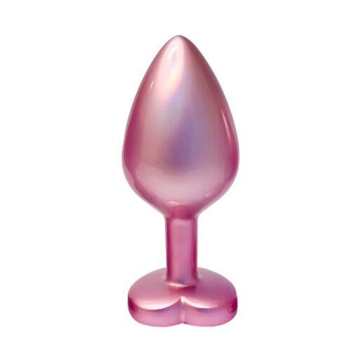 Gleaming Love Pearl Pink Butt Plug - Medium