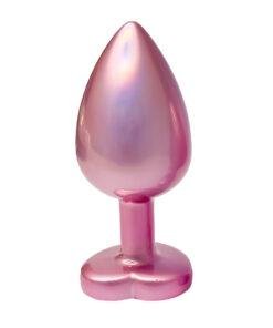 Gleaming Love Pearl Pink Butt Plug - Large