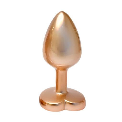 Gleaming Love Pearl Gold Butt Plug - Small