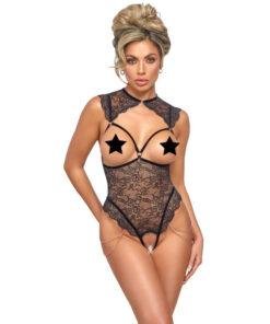 Abierta Fina Open Lace Body