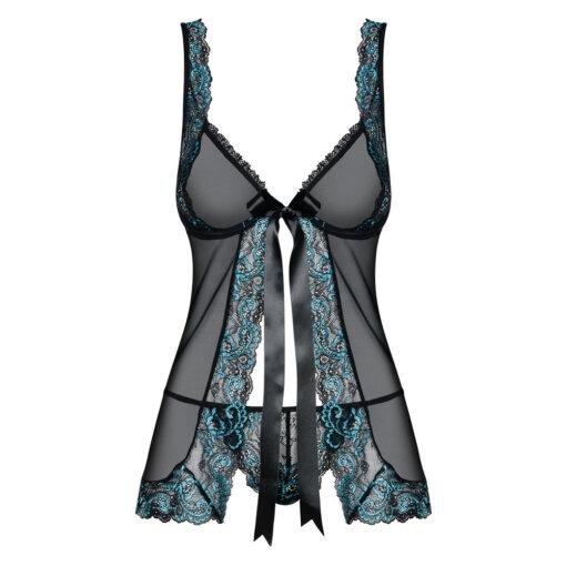 Obsessive Open Front Babydoll & Black String - Image 2