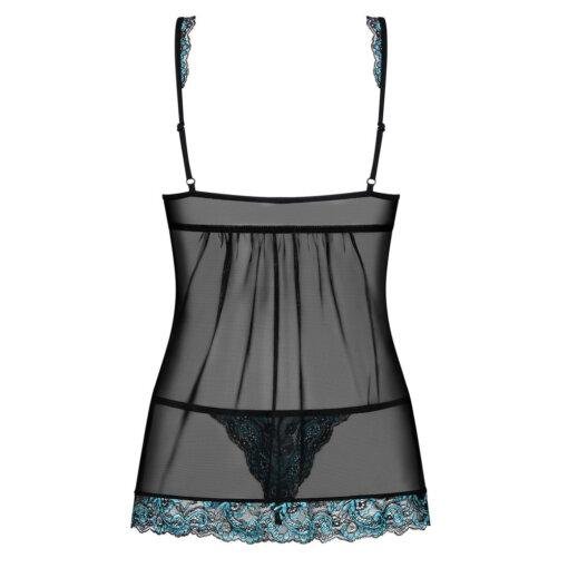Obsessive Open Front Babydoll & Black String - Image 3