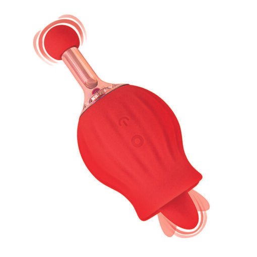 Clit-Tastic Rose Bud Dual Massager - Rechargeable - Image 2