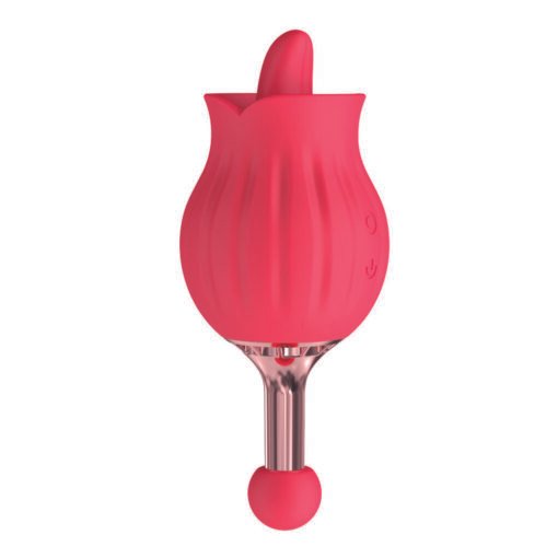 Clit-Tastic Rose Bud Dual Massager - Rechargeable - Image 3