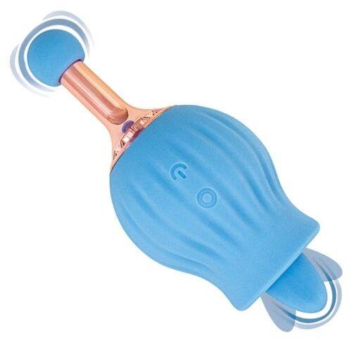 Clit-Tastic Rose Bud Dual Massager - Rechargeable - Image 3