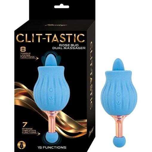 Clit-Tastic Rose Bud Dual Massager - Rechargeable - Image 4