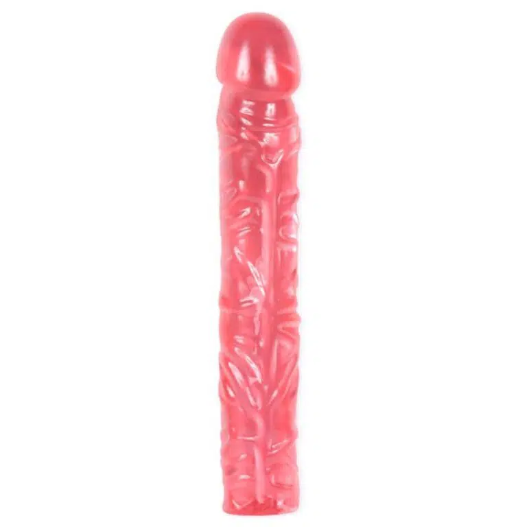 Classic 10 Inch - Pink Jelly Dildo