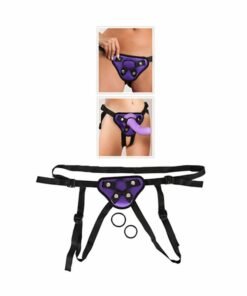 Purple And Black Universal Harness