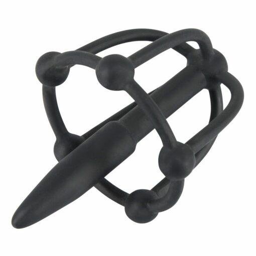 Silicone Penis Plug WIth Glans Cage - Image 2