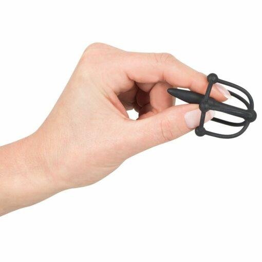 Silicone Penis Plug WIth Glans Cage - Image 3