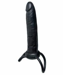 What A Man Black Strap On Penis