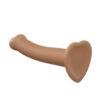 Strap On Me Silicone Dual Density Bendable Dildo Small - Caramel