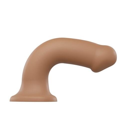 Strap On Me Silicone Dual Density Bendable Dildo Small - Caramel - Image 2