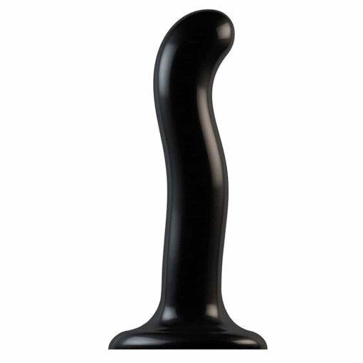 Strap On Me Prostate and G Spot Curved Dildo Large - Black