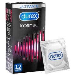 Durex Intense Ribbed & Dotted Condoms - 12 Pack