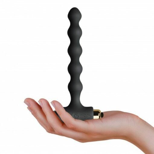 Rocks Off Pearls Petite Sensations - Black Butt Plug - Image 3