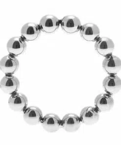 Meridian Stainless Steel Beaded Cock Ring SM