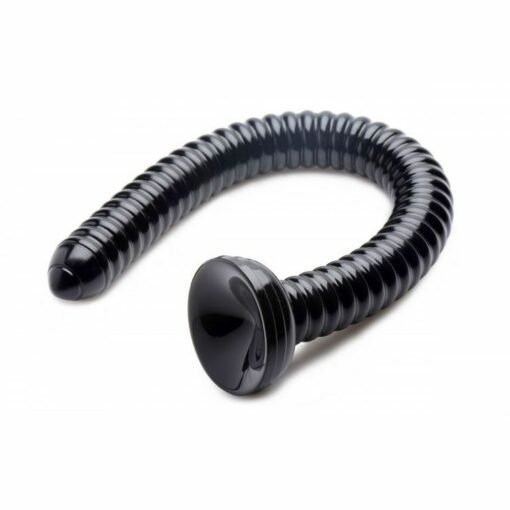 Hosed 19 Inch Ribbed Anal Snake Dildo - Image 2