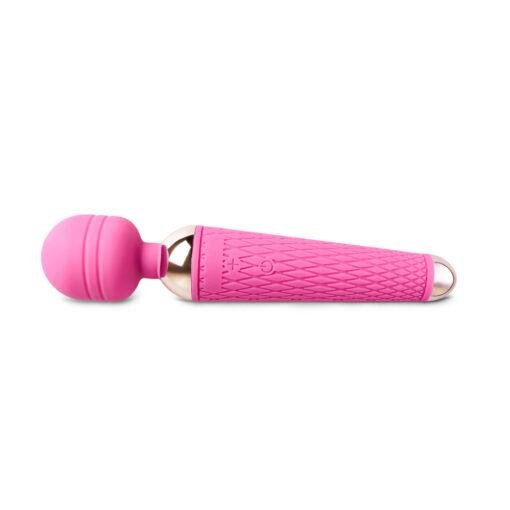 10 Speed Rechargeable Magic Wand - Pink - Image 2
