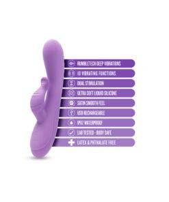Blush Evelyn Powerful Dual Stimulator Vibe BL 43601x4