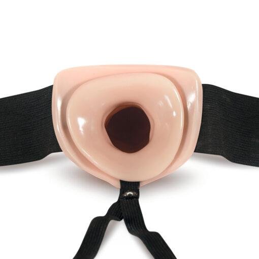Dr. Skin Hollow Strap On 7 Inch - Vanilla - Image 3