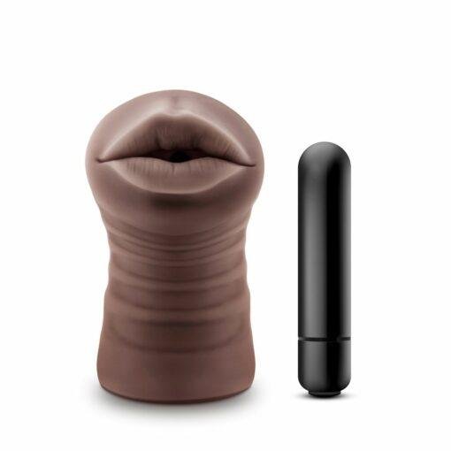 Hot Chocolate Heather Mouth Vibrating Masturbator - Image 2